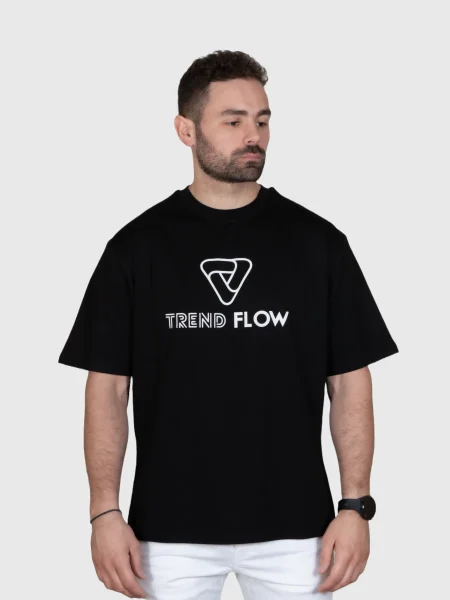 Trend Flow T-Shirt Μαύρο-front